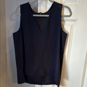 Ann Taylor Blue Sleeveless Tank Top